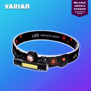 Headlamp LED Senter Kepala Camping Olahraga Outdoor COB