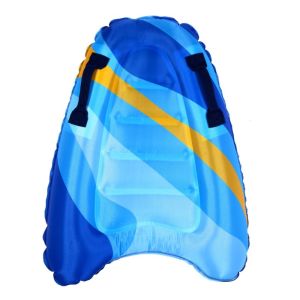 NVIEN1 Printed Inflatable Surfboard Folding Lightweight Floating Surfboard Surfing Accessories with Handles Surfing Body Board Summer