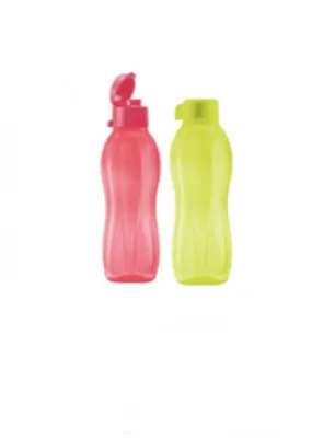 Tupperware 500ml Eco water Bottles (Screw/Flip Cap) -Airtight and Leakproof Cap