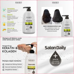 (PAKET) MAKARIZO Professional Salon Daily Conditioner 950ml + Creambath 500ml + Hair Tonic 140ml + Shampoo 950ml
