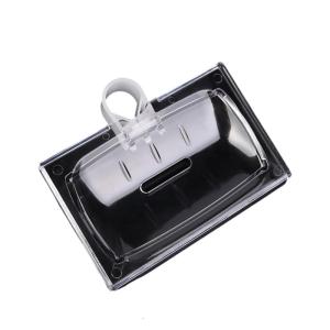 Modern Clear Soap Tray With Effluent Cavities Not Slide Base Impermeable Bathroom Addition Low Maintenance Plastic Substance Permanent