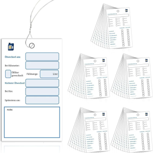 Dịch Vụ Dầu Nhãn Dầu Thay Đổi Nhắc Nhở Nhãn Dầu Thay Đổi Sticker Cho bảo dưỡng xe Tài Liệu & Chăm Sóc Động Cơ Nhắc Nhở
