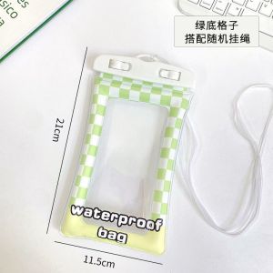 JRCASE Sarung Tas Hp Waterproof Anti Air Universal Motif Lucu Cartoon Kartun Kantong Case Pouch Bag Handphone Renang Berenang Water Proof Karakter Tahan Air