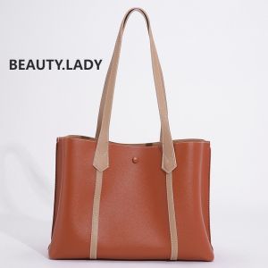 Tas Tote bag Wanita Kulit Kapasitas Besar - Totebag Kulit - Tas Wanita - Tas Wanita Kekinian 2023 - Tas Pengajian - Tas Bahu Wanita BAO073
