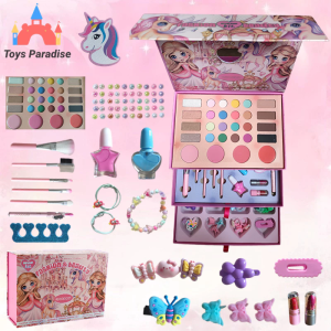 Makeup toys for kids girl safe makeup for kids playhouse Deluxe and diy kit kids make up set organic
