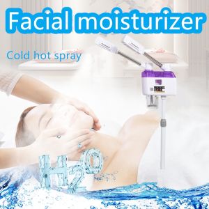 เครื่องอบไอน้ำ เครื่องอบผม เครื่องอบไอน้ำผม พร้อมโอโซนหน้า 2in1 ดูแลเส้นผมแบบ hot oil การดูแลผิวใบหน้า ไฟตัดอัตโนมัติโดยไม่มีน้ำ 2 หัวสามารถสลับกันได้อย่างอิสระ(เครื่องพ่นสปานาโนผม อุปกรณ์ทำผม ผมเครื่องทำทรีทเมนท์ เครื่องอบไอน้ำเส้นผม สปาผม)