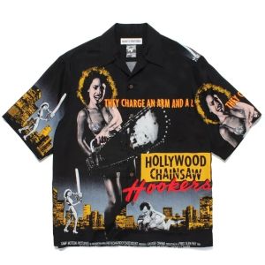 Classics Brand Clothing WACKO MARIA Short Sleeve Shirt Summer High Quality Vintage Shirt Mens Womens Casual Hawaii Shirt