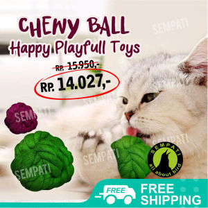 SEMPATI Gigitan Anjing Bola Gumpal Woll Mainan Media Gigit Anjing Kucing Pet Toy Cat Dog Chew Bola Mainan Training Latih Anjing Kucing BLAJG