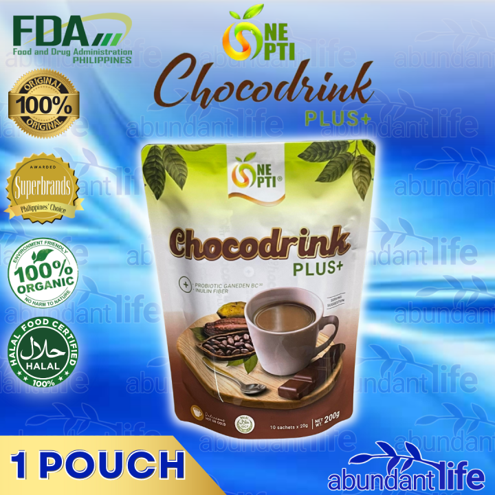 1 Pouch ONE OPTI CHOCODRINK PLUS+ 10sachets 20g 100% Authentic sold by ...