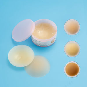 1 Pair Reusable Silicone Invisible Bras Seamless Waterproof Adhesive Bra Round Shape Wedding Dress Bikini Wear Bras