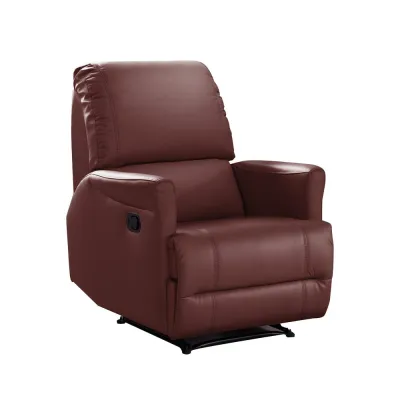 Univonna Javier Recliner Armchair | 1-Seater Manual Recliner Sofa Chair | Premium Synthetic Leather | Free Assembly & Delivery