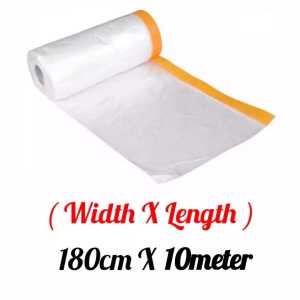 🔥LOCAL SELLER🔥Furniture Sofa Dustproof Film Plastic Cover Home Protective Film Bed Cover Plastik Sarung Perabot Katil Tilam Sofa Cat Lantai Rumah Kereta Lukisan Masking Film For Car Wall House Painting Protective Covering Dust Protection