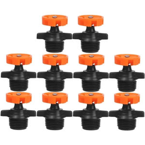 Dizoey 1/10PCS Garden Small Drip Irrigation System Rotatable Irrigation Dripper 6 Hole Atomizing Sprinkler Balcony Yard Watering Nozzle