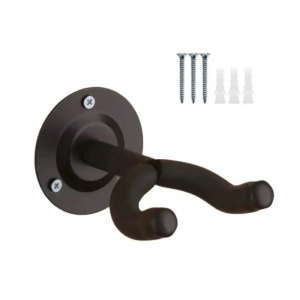 1pcs Guitar Hook Iron Wall Square Guitar Hook For Most Guitar Bass Accessories Easy To Install+Screws