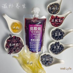 Well Lyfe 创新【花胶饮】鲜炖 破壁 养生 滋补 养颜 天然 胶原蛋白 即食 鱼鳔 Collagen Drink 0脂肪 低卡 代餐 轻食 女性 产后 修复 皮肤 抗老 月子 紧致 美白 吸嘴袋 I型胶原蛋白 花胶奶 鱼鳞冻 燕窝