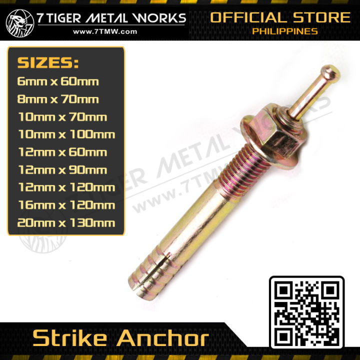 Hit Anchor 6mm to 20mm / Strike Anchor / Concrete Anchor / Expansion ...