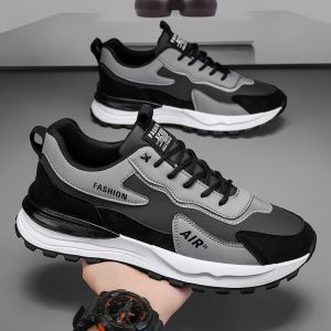 Mens Shoes Waterproof Mens Casual Shoes Wear Resistant Non Slip Outdoor Running Shoes High Quality Sneakers for Men Lightweight