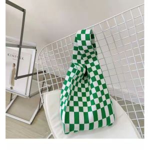 2021 New Design Tote Bag Checkered Tote Bag 小红书爆款棋盘托特包 2021新款