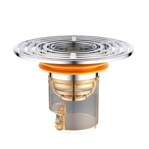 YESPERY Floor Drain Core Removable One Way Drain Valve Bathroom Toilet Anti-Odor Anti Blocking Sewer Strainer Plug Hair Catch Drain