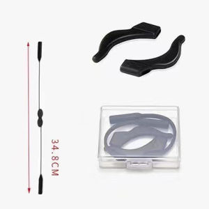 Anti-Slip Glasses Strap Silicone Sports Sunglasses Retainer Adjustable Glasses Strap