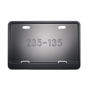 Universal ‌Aluminium‌ Alloy Plate Cover For Motorcycle New LTO Plate Size Carbon