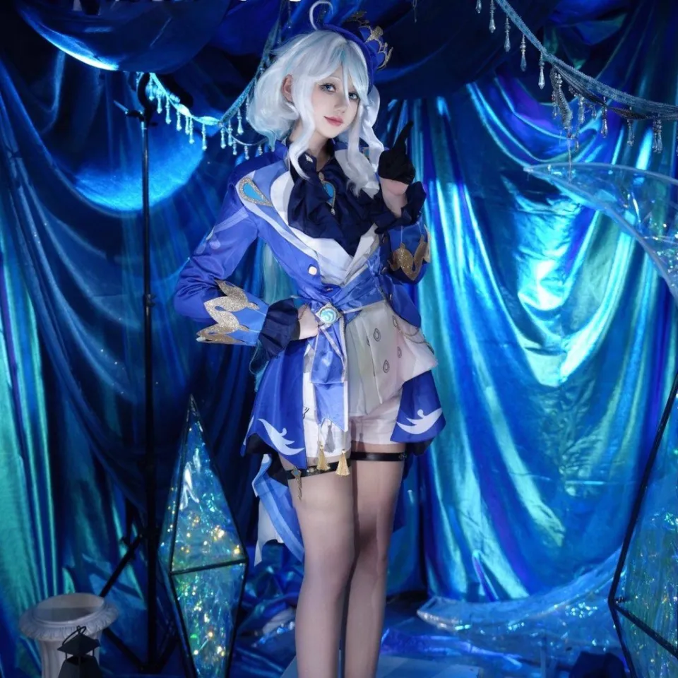 Uwowo Genshin Impact Furina Focalors Hydro Archon Fontaine Cospaly Cos –  Uwowo Cosplay