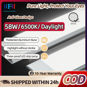 1.2M LED Linear Tube Light Super Bright Tri‑proof Energy‑saving Ceiling Lamp for Office Classroom Indoor Commercial Lighting