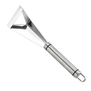 Pisau Ukir Buah Dan Sayur Sayuran Bentuk Segitiga Bahan Stainless Steel Non Slip Untuk Alat Dapur