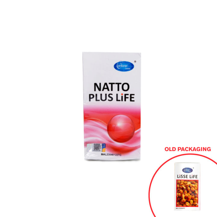 Conforer Natto Plus Life Nattokinase | 康福乐 纳豆激酶红麹 血栓的克星 | Lazada