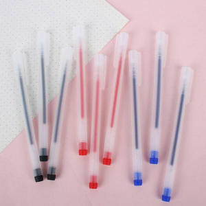 【Ready Stock】20PCS Black Blue Red Color Gel Ink Pen 0.5 MM Extra Fine Point Ink Gel Pen Smooth Writing For School Business
