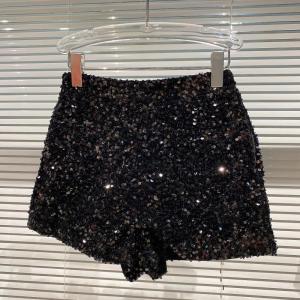 Rolanko Kids Girls Shorts Korean Style Sequins Elastic Waist Fashion Girl Shorts Glitter Hot Pants for Dance Party 3-14 Years