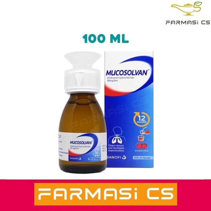 Mucosolvan Liquid For Phlegm/Cough Syrup 100ml EXP:10/2025 [ FARMASI CS ]