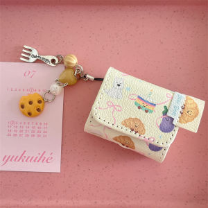 Christmas Gift Halloween Sanrio Kawaii Wireless Bluetooth Earphone Leather Case Hello Kitty Cartoon Protective Case Applicable To Apple 1/2/3 Generation