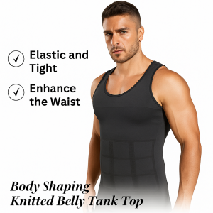 Body underwear body shaping knitted belly tank top mens waist corset tight underwear