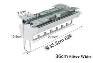 Heavy Soft Close Top Mount Pull Out Hanging Rod Dual Oil Dampered Rails For Wardrobe Closet Cloth Jacket Pants