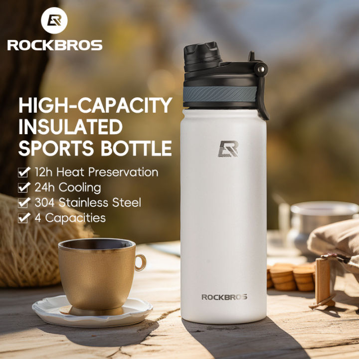 ROCKBROS Aquaflask Tumbler for Hot and Cold Water Bottle ( 18oz/ 22oz ...