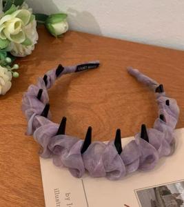 Phụ kiện tóc cô dâu: Bờm Tóc Bong Bóng lưới đen cho phụ nữ lý tưởng cho đám cưới và sự kiện trang trọng