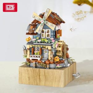 FCCarousel Ferris Wheel Music Girls Building Blocks Toy