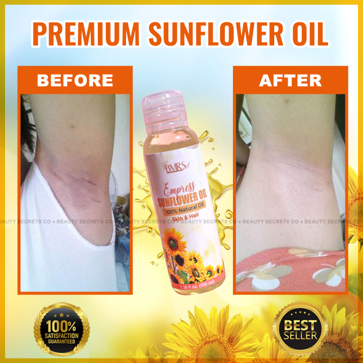 Premium Sunflower Oil Underarm Whitening by BMRS High Quality Premium Grade Sunflower Beauty Oil