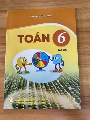 Sách giáo khoa Toán 6- tập hai- Kết Nối Tri Thức Với Cuộc Sống (Kèm Nilon bọc Sách nhãn tên)