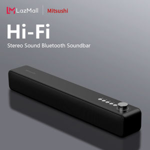 Rapow By Mitsushi BT04 Bluetooth Soundbar Speaker with Subwoofer Support AUX/TF Card/USB Slot for TV Party