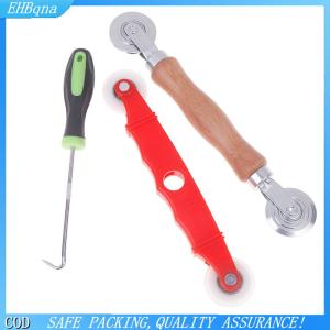 [COD] 3Pcs Window Install Tools Press Screen Pulley Roller Repair Tools Window Screen Accessories Screen Door Mesh Pressing Wheel Kit