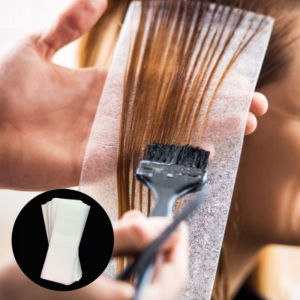 50pcs Reusable  Foil Alternative Hair Dye Paper Hair Coloring Tools Highlight Sheets Balayage Paper