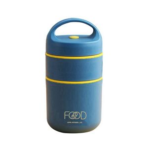 LINSBAYWU Stainless Steel Portable Thermal Insulated Reusable Soup Cup Food Warmer Thermos Containers Lunch Box Lunch Bag