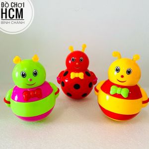[LOẠI TO - CÓ ĐÈN NHẠC] Đồ chơi giải trí lật đật chú ong vàng rất dễ thương dành cho bé thích con ong giảm stress 6006