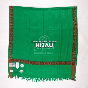 Sorban YASMEEN Kashmiri Abu Taj 770F Hijau Kombinasi