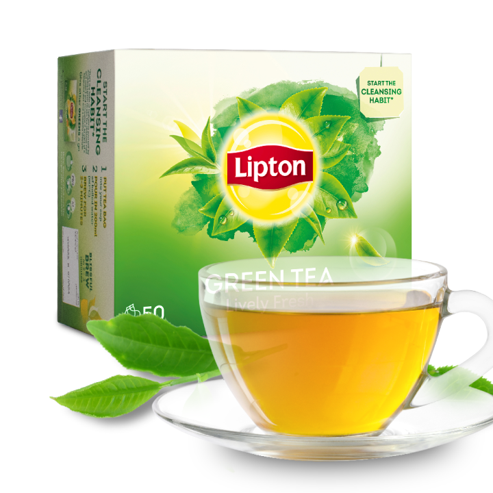 Lipton green tea hot sale 50 bags price