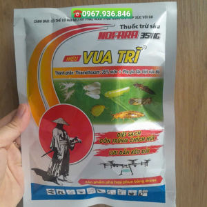 Thuốc trừ sâu NOFARA 35 WP GÓI 100G  HIỆU VUA TRĨ thành phần Thiametthoxam 35% dạng cốm mát bông sạch rầy bọ trĩ rầy xanh rầy nâu rệp sáp