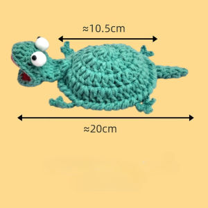 Animal Crochet Cup Coaster Handwoven Finished Coffee Mat Creative Desk Decor for Home Table Tea Coffee Decoration Gift Use