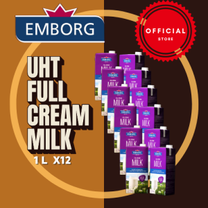 EMBORG Full Cream Milk 3.5% (1L) - Delicious & Nutritious Milk from European Cows